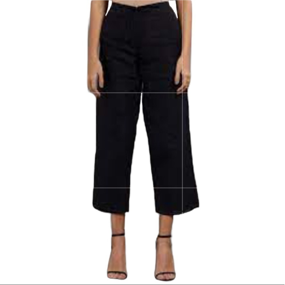 Skdia Wide Leg Crop High Rise Satin Utility Pant Brand Worn By Rhianna